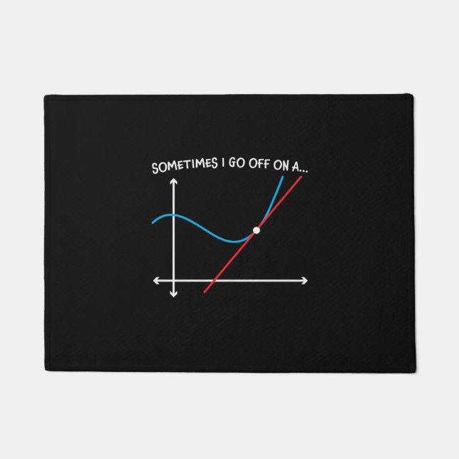 Tapete Professora De Matemática Às Vezes Eu Vou Embora (Frente)