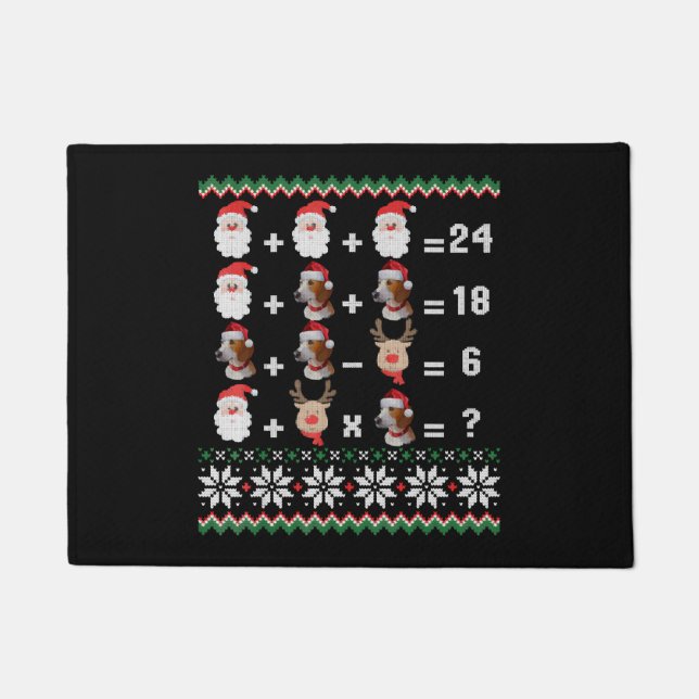 Tapete Professora de Matemática HARRIER de Natal (Frente)