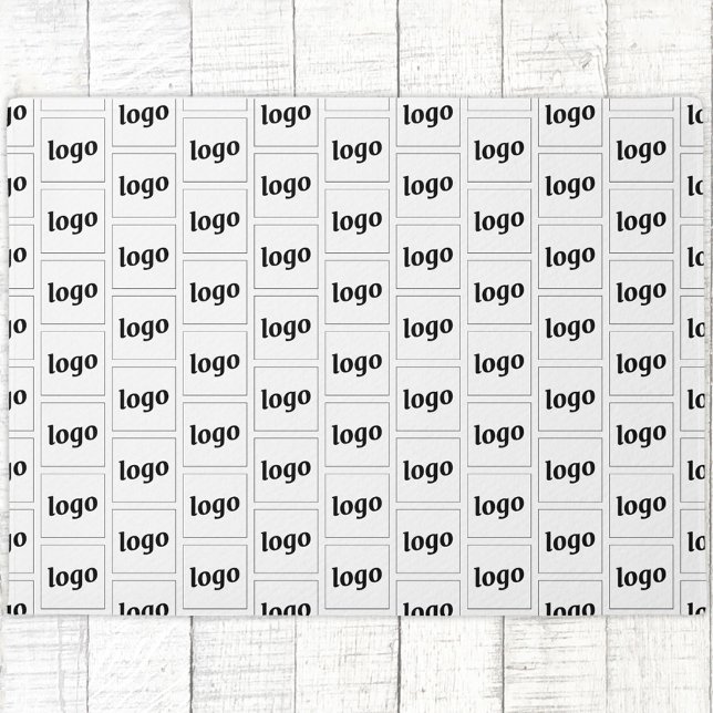 Tapete Promocional para empresa padrão de logotipo simple (Logo pattern promotional business doormat)