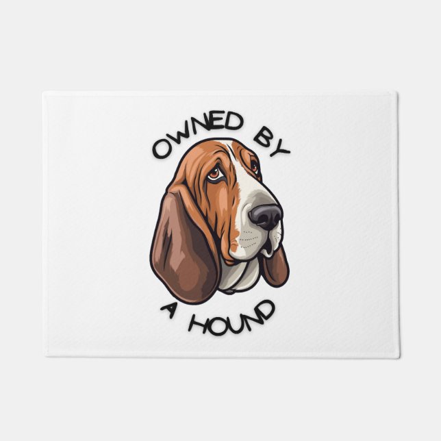 Tapete Propriedade de alguém Basset Hound (Frente)