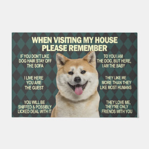 Tapete Proprietário de Cachorro Novo Presente, Boas-vinda