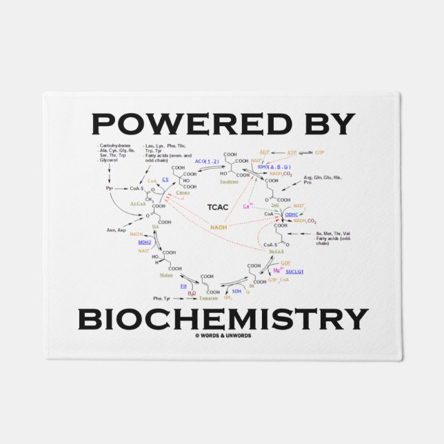 Tapete Psto pelo humor do geek do ciclo de Krebs da (Frente)