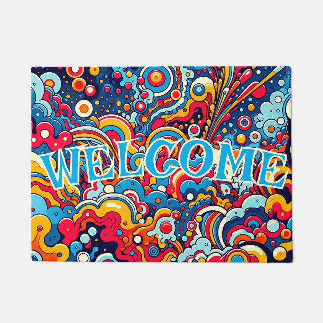 Tapete Psychedelische bunte Grafik (Frente)