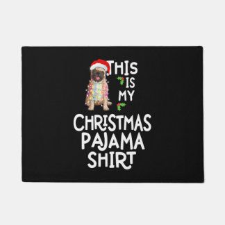 Tapete Pug Christmas Tree Light Papais noeis Cachorros Pu