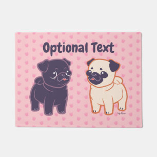Tapete Pug de Kawaii