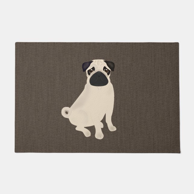 Tapete Pug Doormat (Frente)