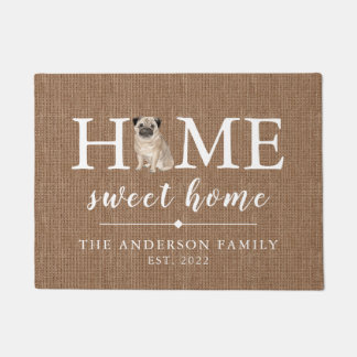 Tapete Pug Home Sweet Home Doormat