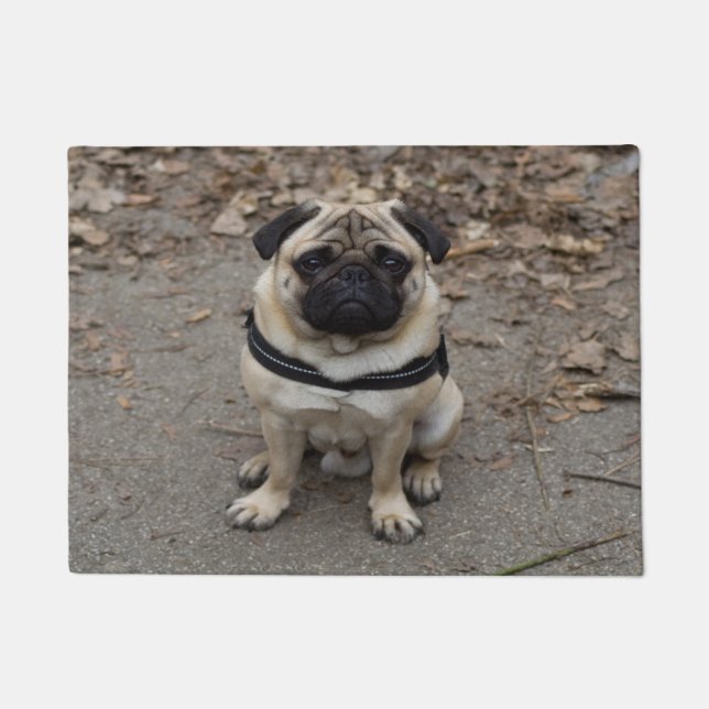 Tapete Pug Muito Grave (Frente)