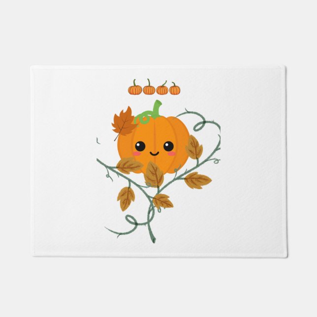 Tapete Pumpkin and Vines Sticker (Frente)