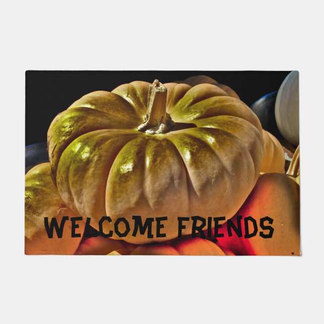 Tapete Pumpkin de Amigos de Boas-Vindas (Frente)