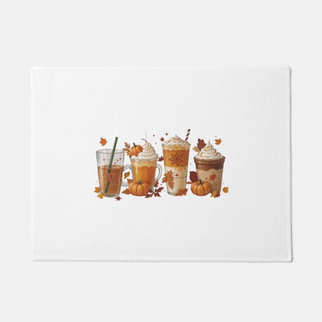 Tapete Pumpkin de Café de Queda (Frente)
