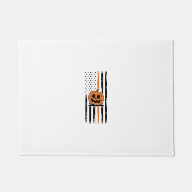 Tapete Pumpkin Head US Flag (Frente)