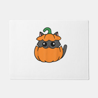Tapete Pumpkin Laranja De Gato Gato-Gato - Gatinho Outubr