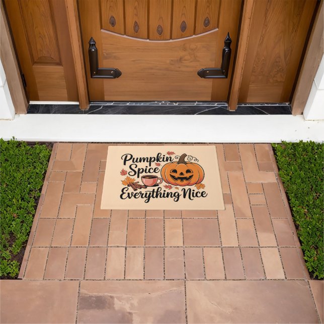 Tapete "Pumpkin Spice & All Nice" Gráfico de outono (Ar livre)