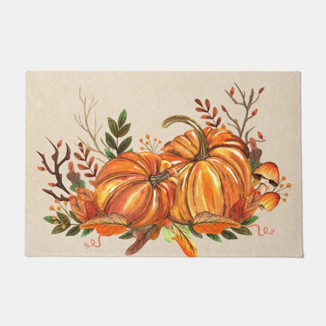 Tapete Pumpkins de Queda (Frente)