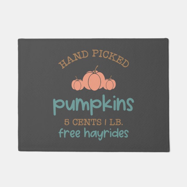 Tapete Pumpkins Separado À Mão (Frente)