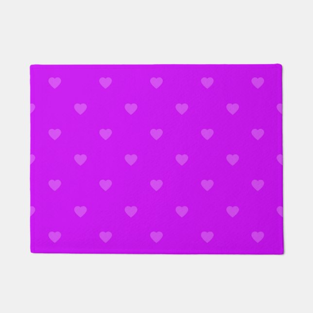 Tapete Purple hearts pattern (Frente)