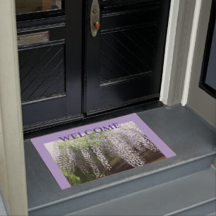 Tapete Purple Wisteria BEM-VINDO Cust. Porta