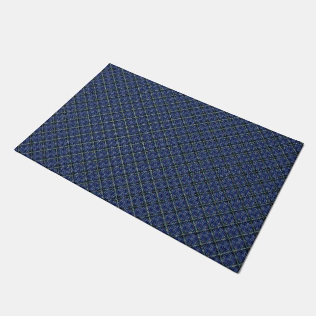 Tapete quadrado azulado com pontos pixelizados (Inclinado)
