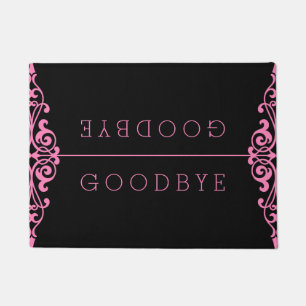 Tapete Quadro cor-de-rosa de Swirly do vintage da boa