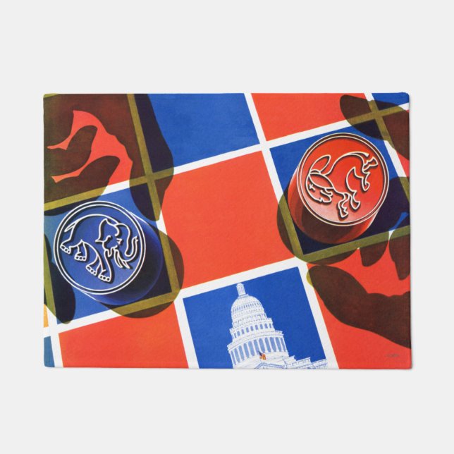 Tapete Quadro de Verificação de Eleições (Frente)