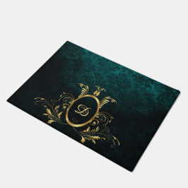 Tapete Quadro dourado personalizado do Damask