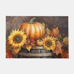 Tapete Queda Autoutono Pumpkin Girassóis