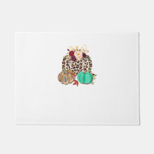 Tapete Queda Leopard Cheetah Pumpkin Rustic Halloween Tha