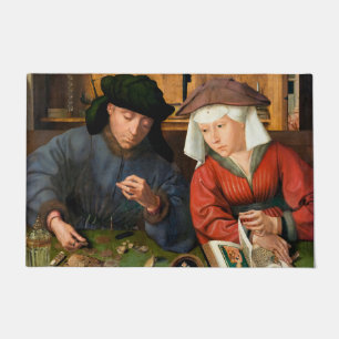 Tapete Quentin Matsys - O Moneylender e sua esposa