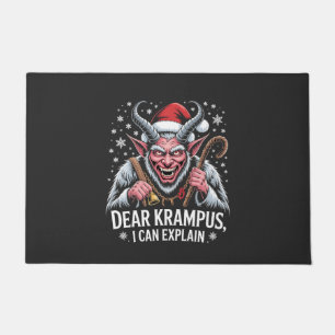 Tapete Querido Krampus, posso explicar Papais noeis de Na
