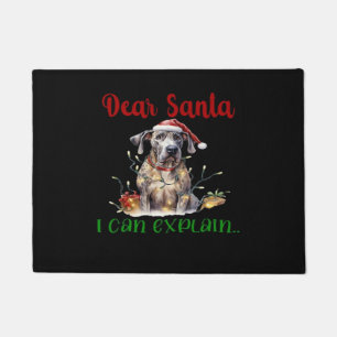 Tapete Querido Papai Noel Posso Explicar Great Dane T-Shi