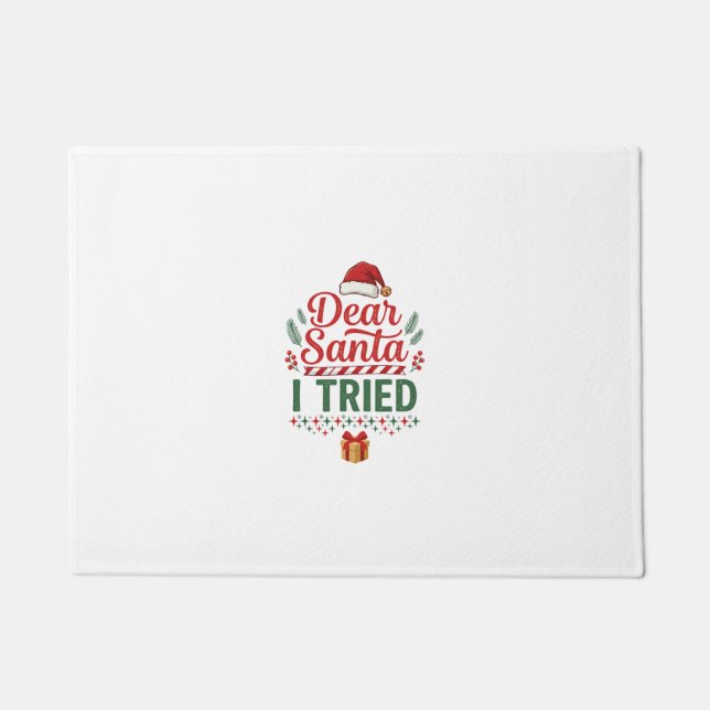 Tapete Querido Papai Noel Tentou Caixa de Presente de Cha (Frente)