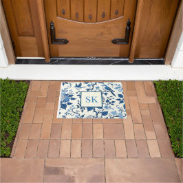 Tapete Quic Monograma Personalizado Chinoiserie, Hydrange