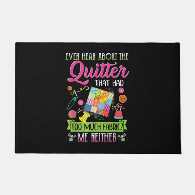 Tapete Quilting Womens Cita Sobre Quilter (Frente)