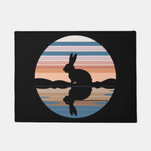 Tapete Rabbit Retro Sunset
