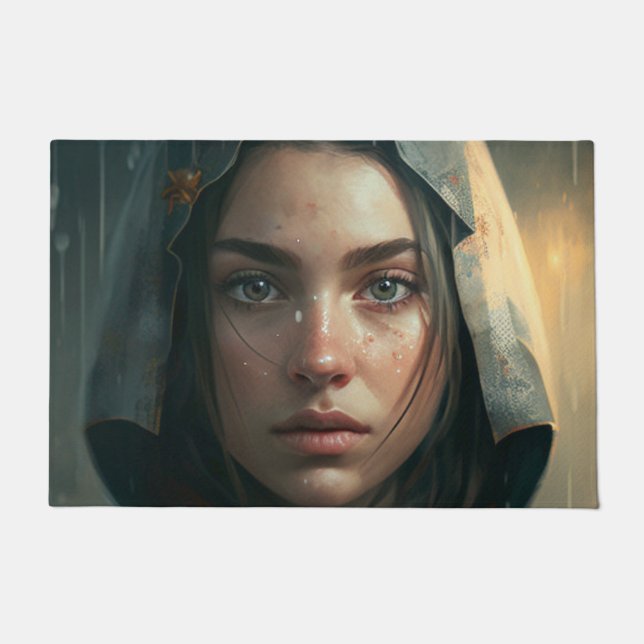 Tapete Rain hood girl (Frente)