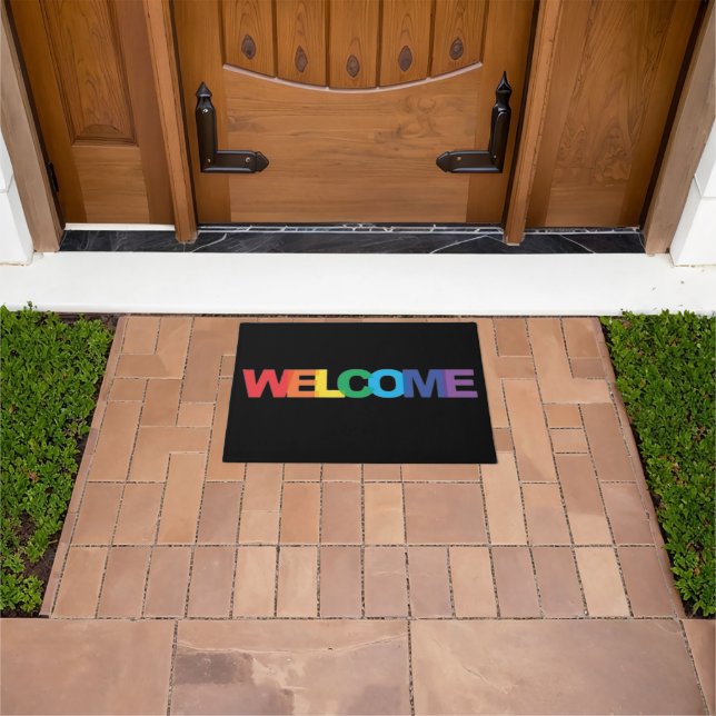 Tapete Rainbow Colour Welcome Mat (Ar livre)