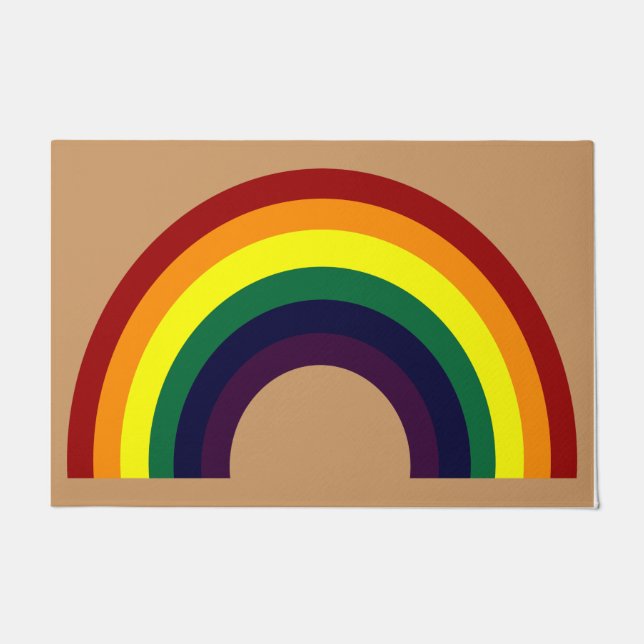 Tapete Rainbow Design Mat, quarto de criança (Frente)
