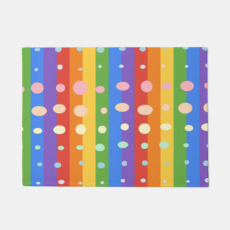 TAPETE RAINBOW DOT STRIPES