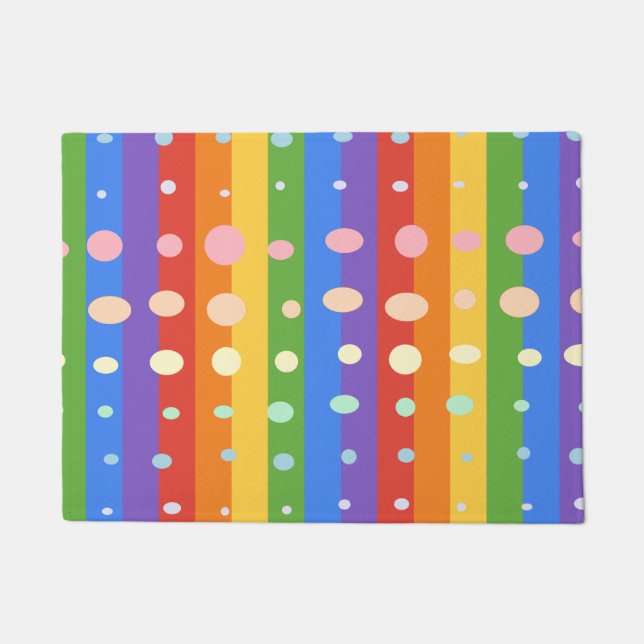 TAPETE RAINBOW DOT STRIPES (Frente)