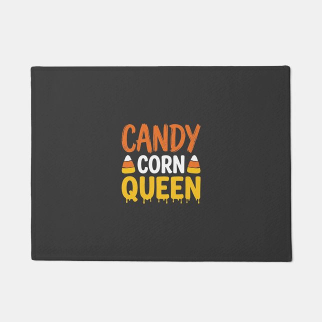 Tapete Rainha do Candy Corn Gráfico de Halloween_1 (Frente)
