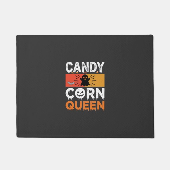 Tapete Rainha do Candy Corn Halloween SVG Design (Frente)