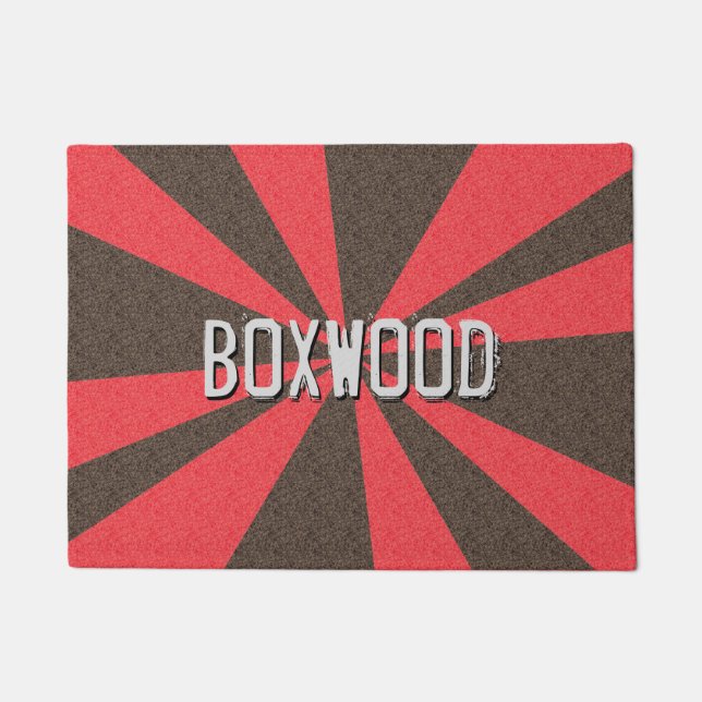 Tapete Raios gráficos customizáveis alguma cor algum nome (Frente)