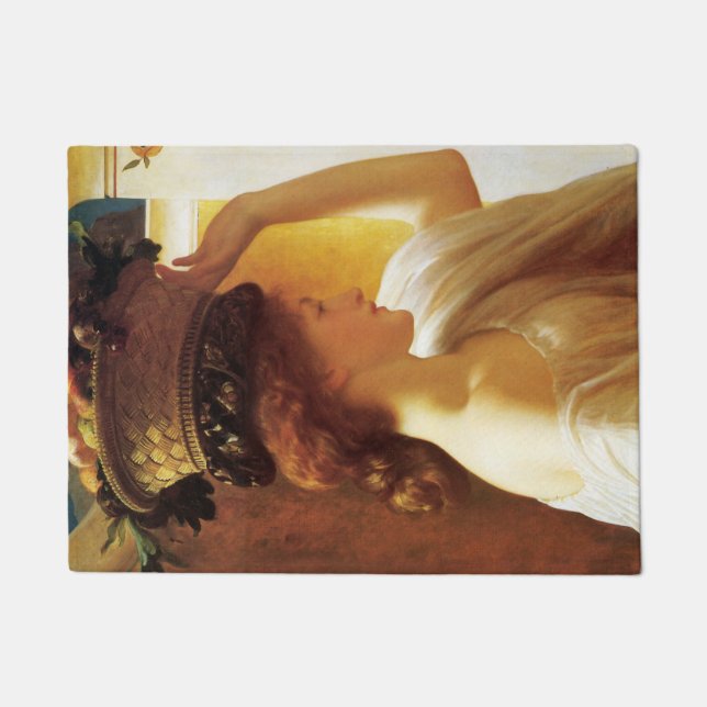 Tapete Rapariga com cesta de Fruta (por Frederic Leighton (Frente)
