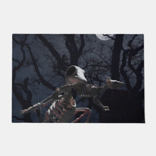 Tapete Raven e Rato - Esqueleto à Lua
