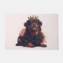 Tapete Real Rottweiler - Coroa Rainha do Cachorro