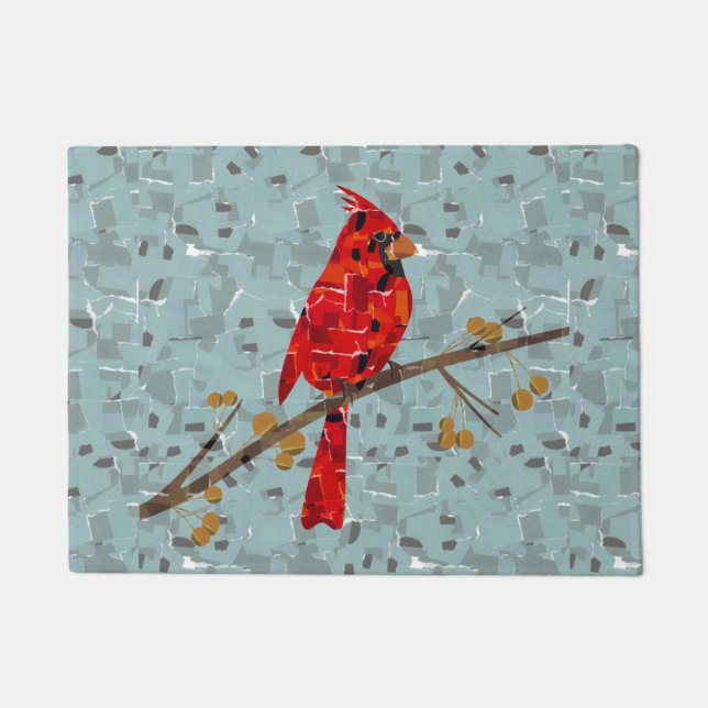 Tapete Red Cardinal, a ave do Natal (Frente)