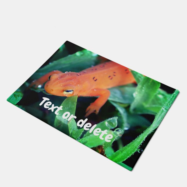 Tapete Red Eft Salamander Raindrop On Eye Personalizado (Inclinado)