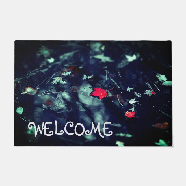 Tapete Red Leaf Welcome Mat (Frente)