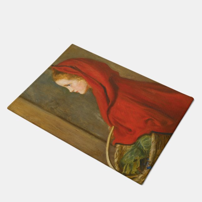 Tapete Red Riding Hood (por John Everett Millais) (Inclinado)